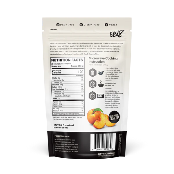 Elev8 Creamy Rice Georgia Peach
