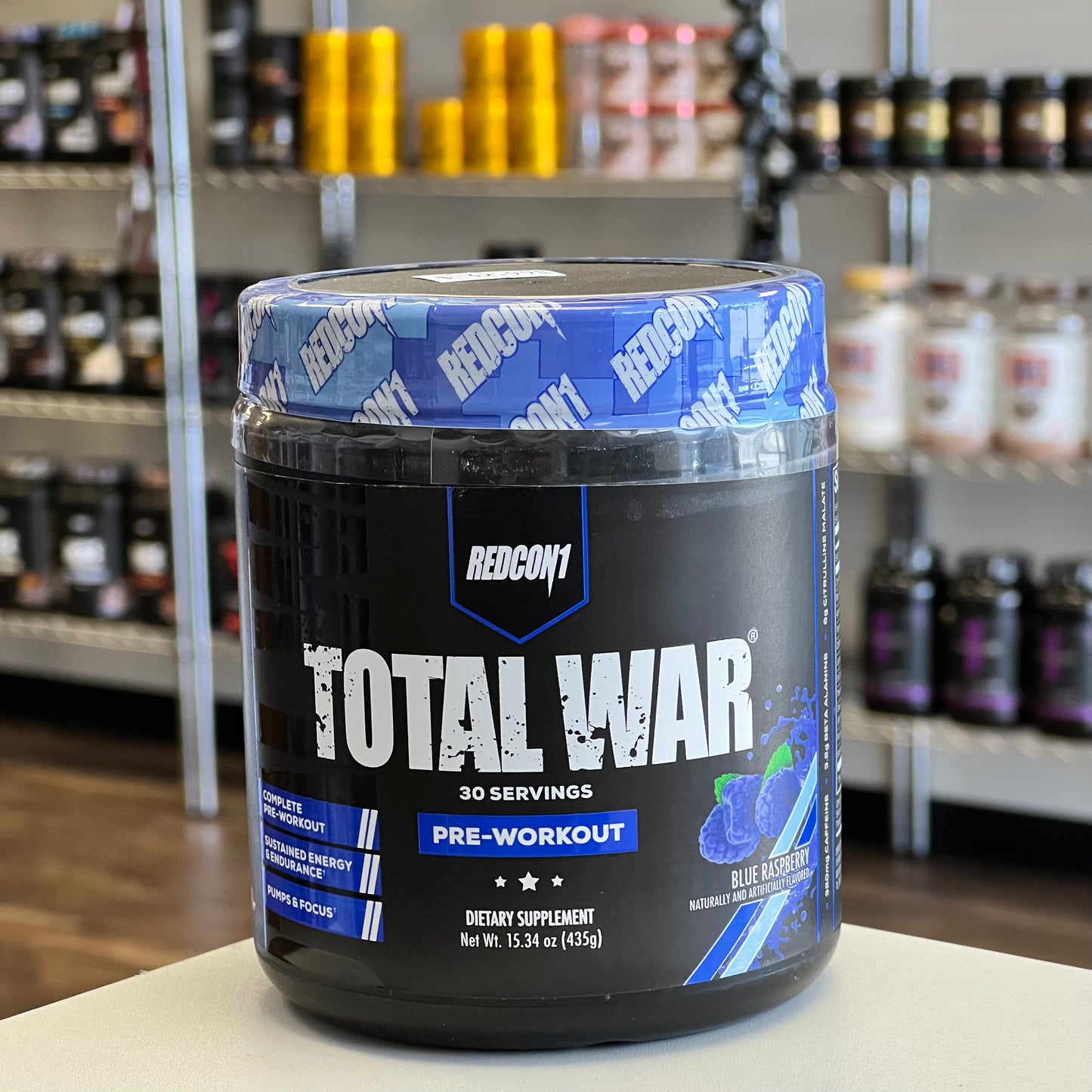 Redcon 1 Total War Pre Workout Blue Raspberry