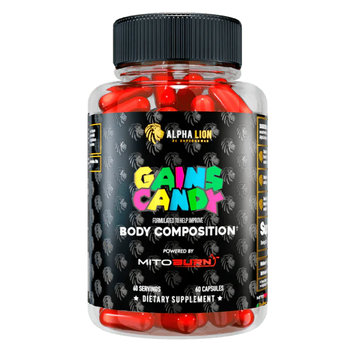 Alpha Lion Gains Candy Mitoburn 60ct