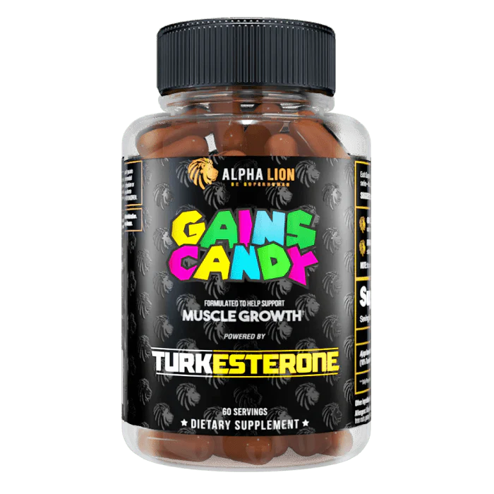 AlphaLion Gains Candy Turkesterone 60ct