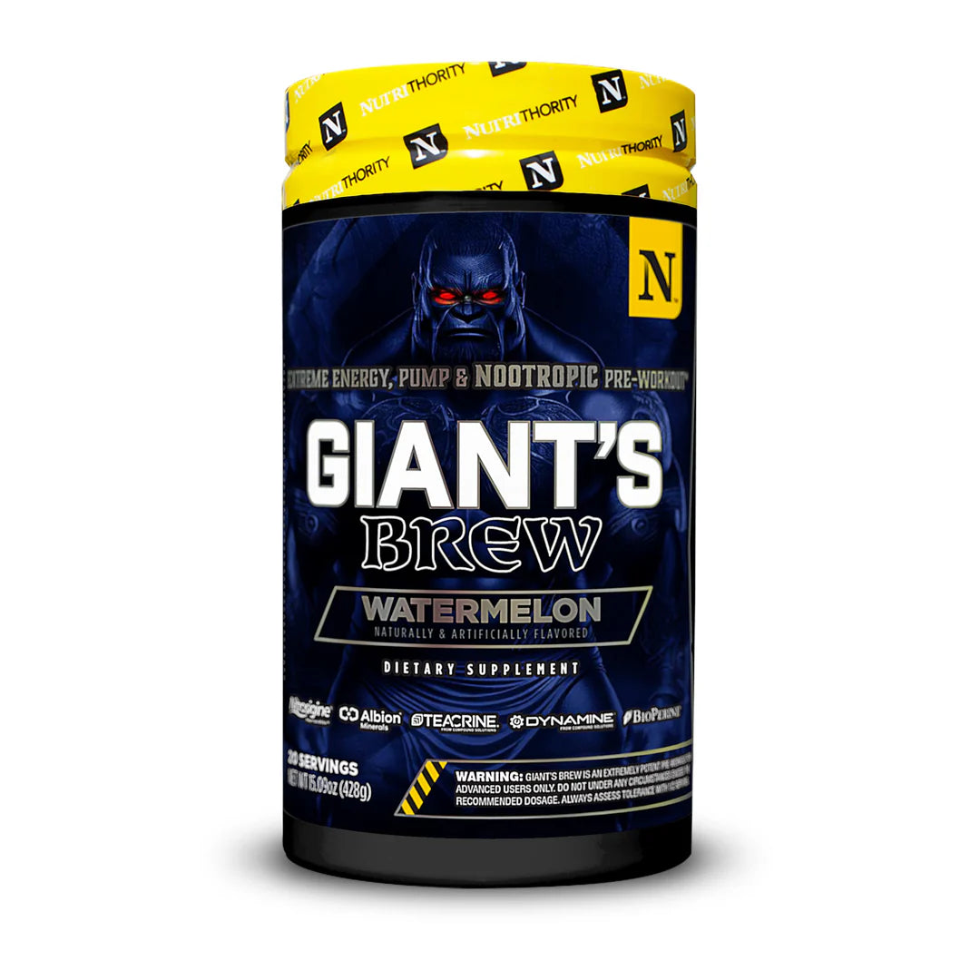Nutrithority Giants Brew Preworkout Watermelon