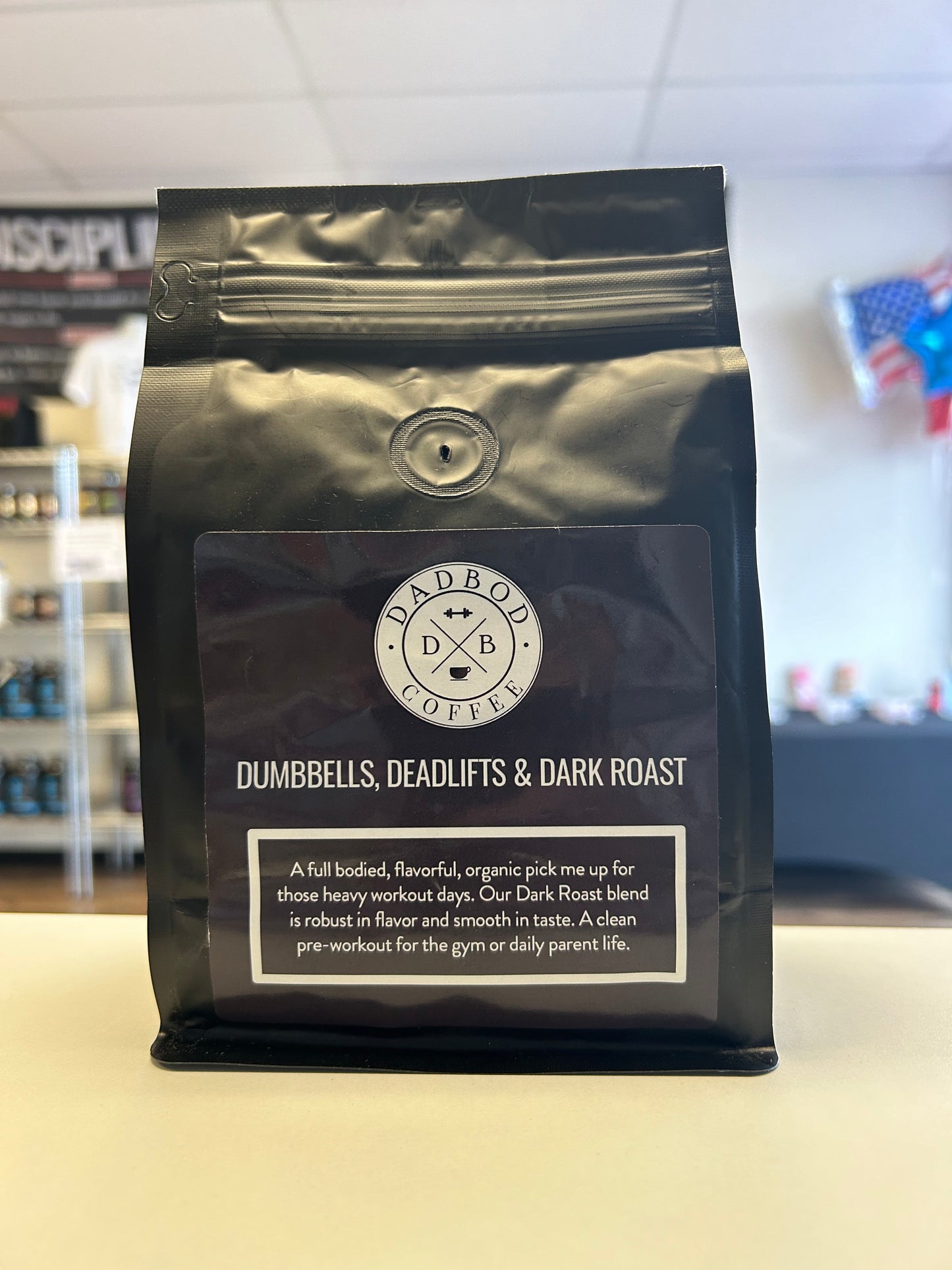 DadBod Coffee: Dumbbells, Deadlifts & Dark Roast: Dark Roast / Whole Bean