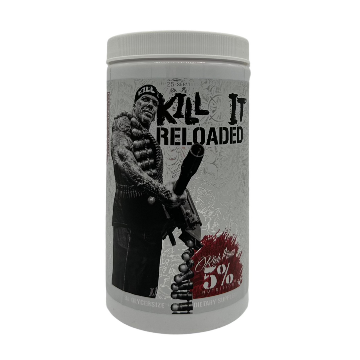 5% Kill It Reloaded Pre Workout Blue Raspberry