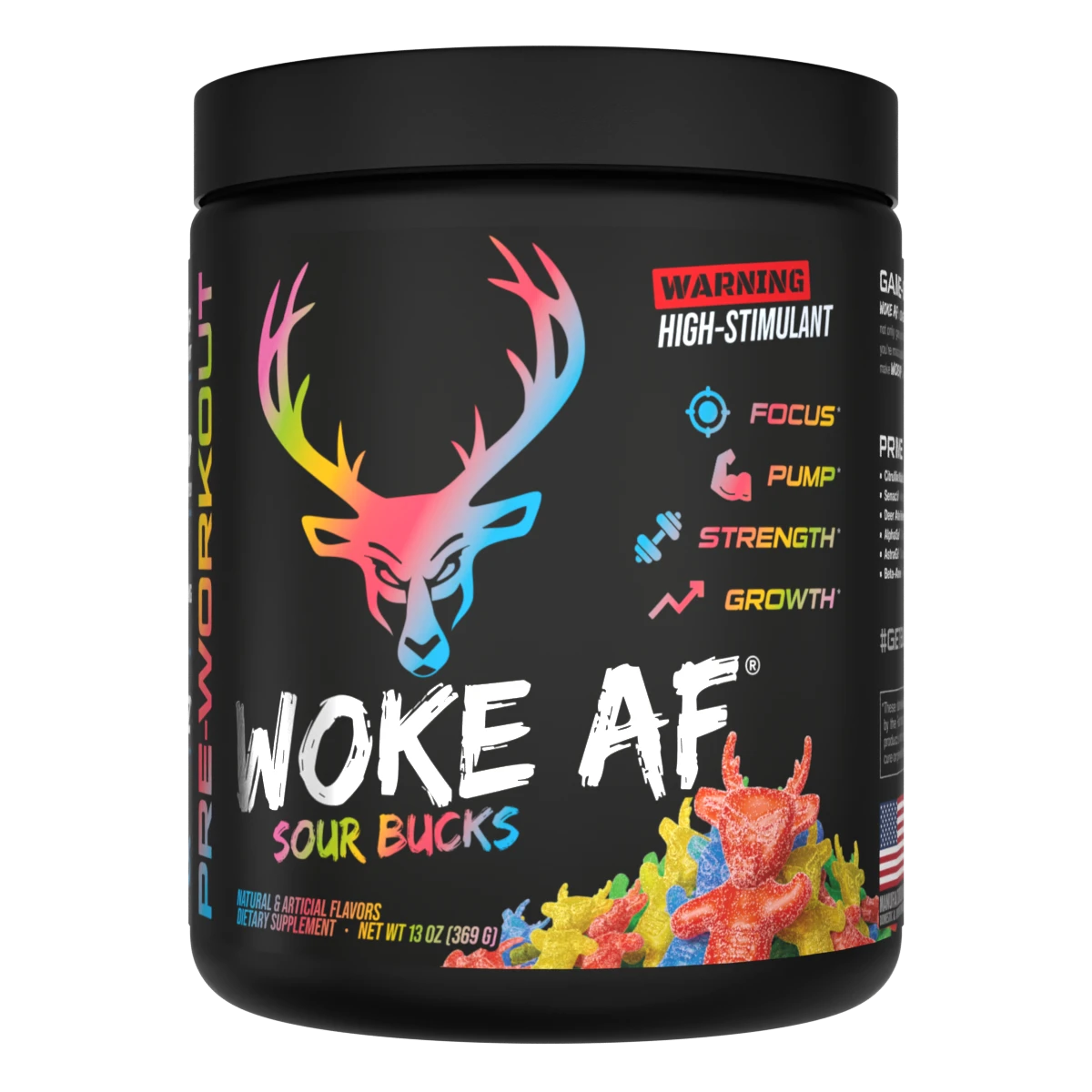 Woke AF Pre-Workout Sour Bucks