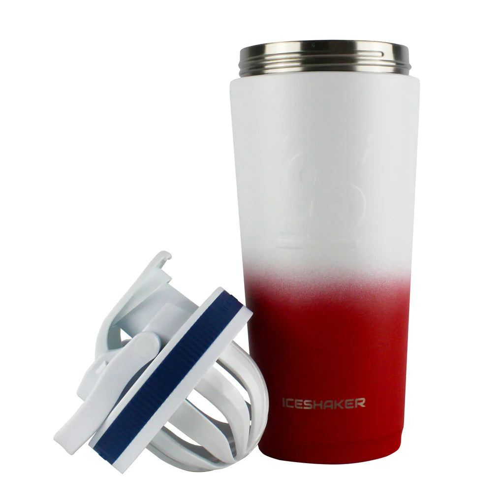 Ice Shaker Cup - Red White & Blue