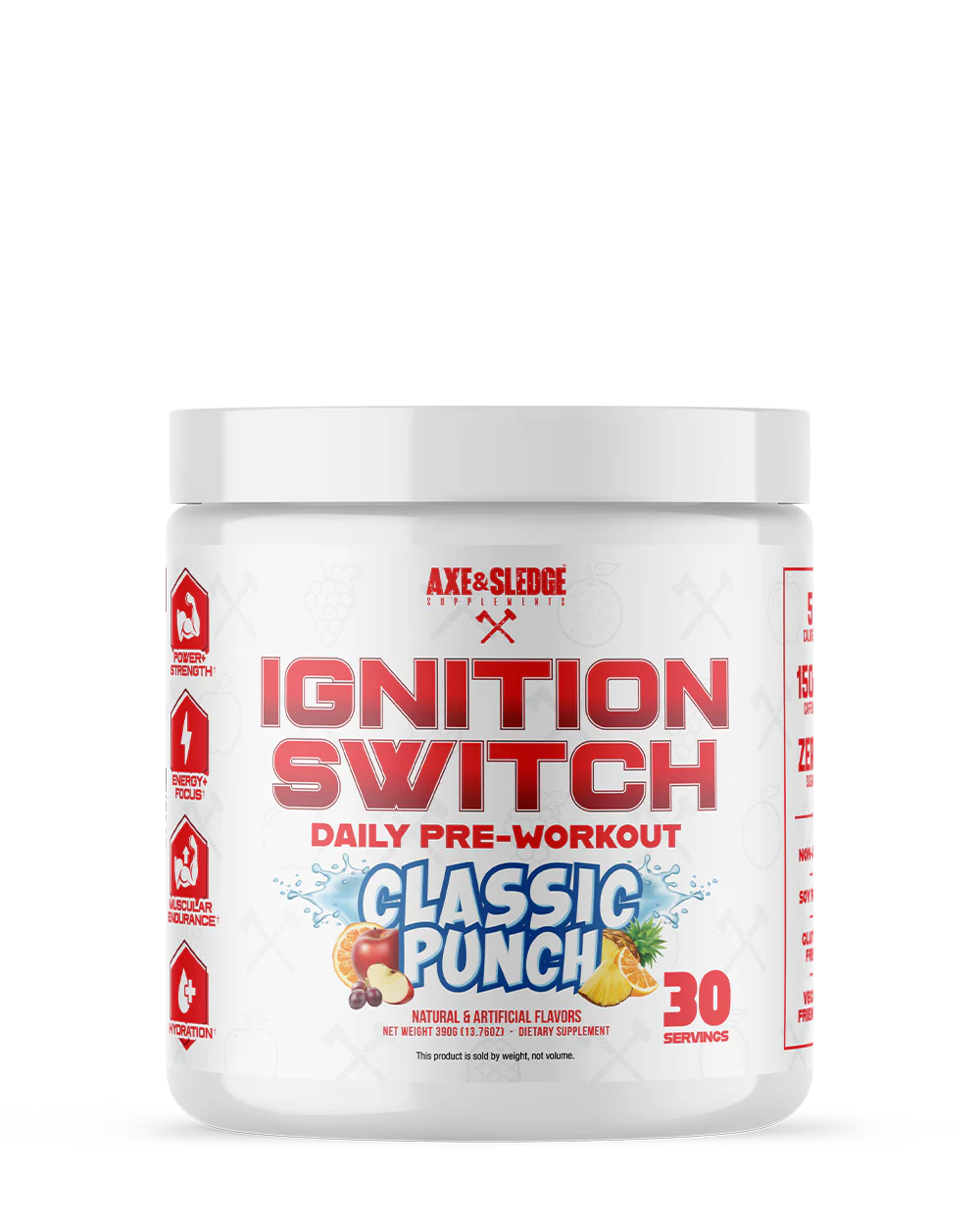 Axe & Sledge Ignition Switch Daily Pre Workout Classic Punch