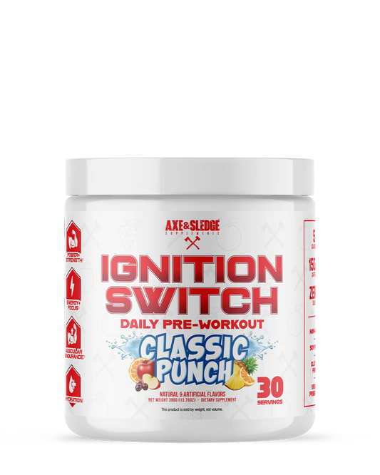 Axe & Sledge Ignition Switch Daily Pre Workout Classic Punch