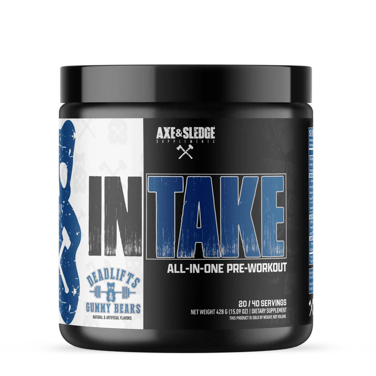 Axe & Sledge Intake Pre Workout Deadlift & Gummy Bears