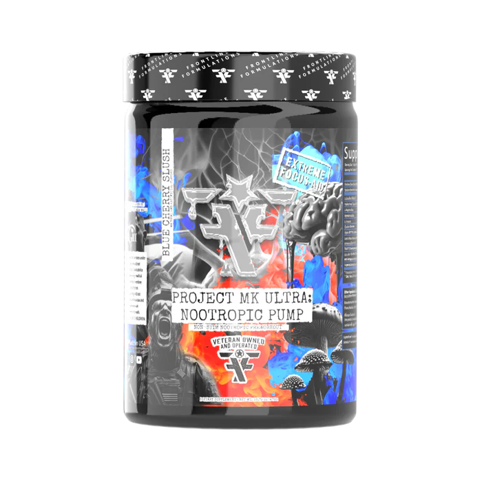 Frontline Formulations Project Mk Ultra Nootropic Pump Blue Cherry Slush