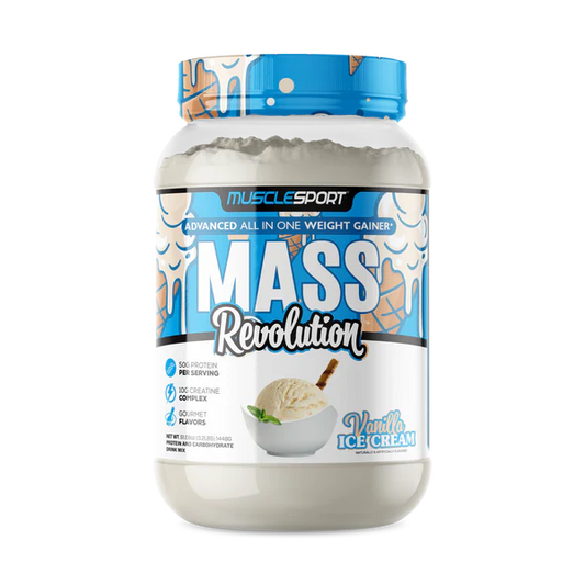MuscleSport Mass Revolution Vanilla Ice cream 3.2lb