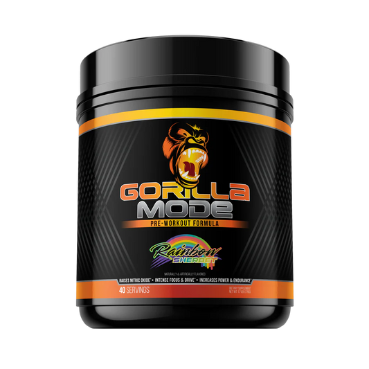 Gorilla Mode Rainbow Sherbet Pre Workout Formula