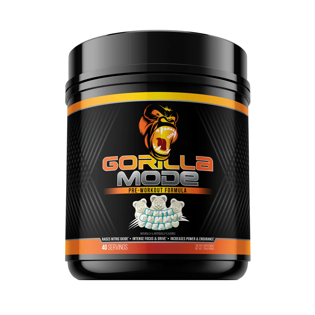 Gorilla Mode Pre Workout White Gummy Bear