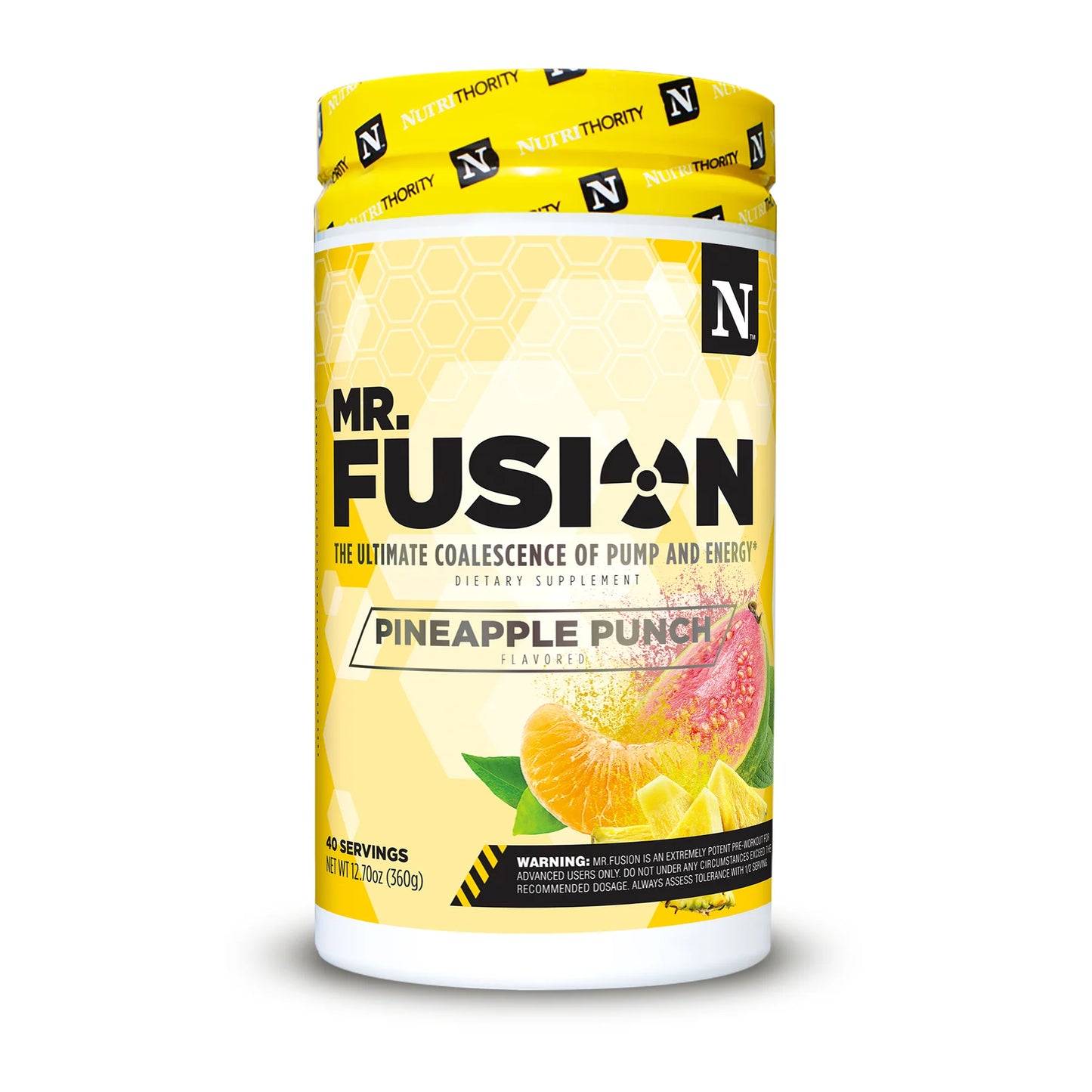 Nutrithority Mr Fusion PreWorkout Pineapple Punch