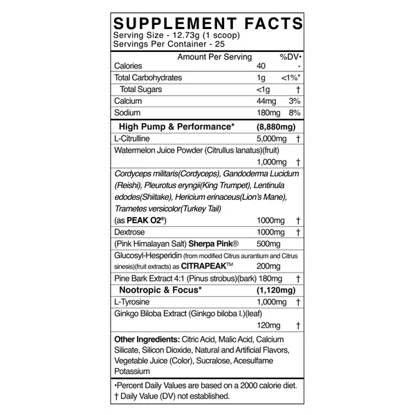 Blackmarket Adrenolyn Nitricoxide Strawberry Lemonade