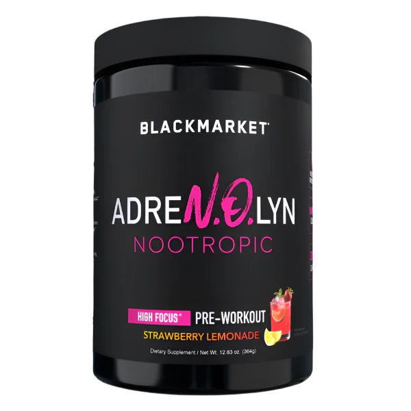 Blackmarket Adrenolyn Nootropic Pre Workout Strawberry Lemonade