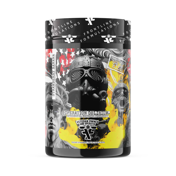 Frontline Formulations Operation Delirium Pre Workout Strawbery Banana