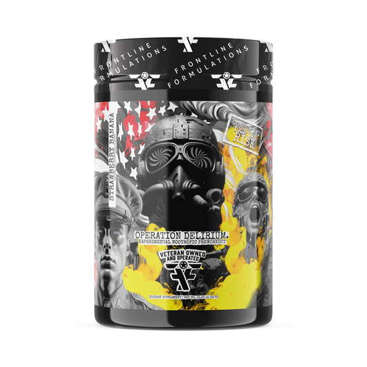 Frontline Formulations Operation Delirium Pre Workout Strawbery Banana