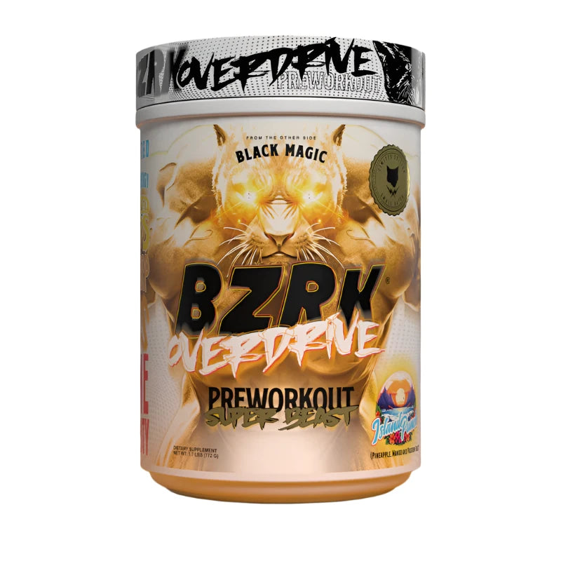 Black Magic BZRK Overdrive Pre Workout Island Punch