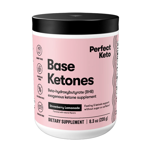 Perfect Keto Base Ketones Strawberry Lemonade 15svg