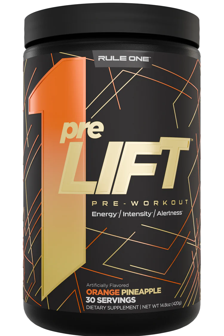 Rule 1 Pre Lift Pre Workout Orange Pineapple