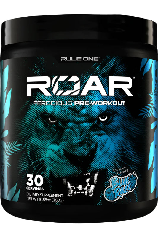 Rule 1 Roar Pre Workout Blue Razz