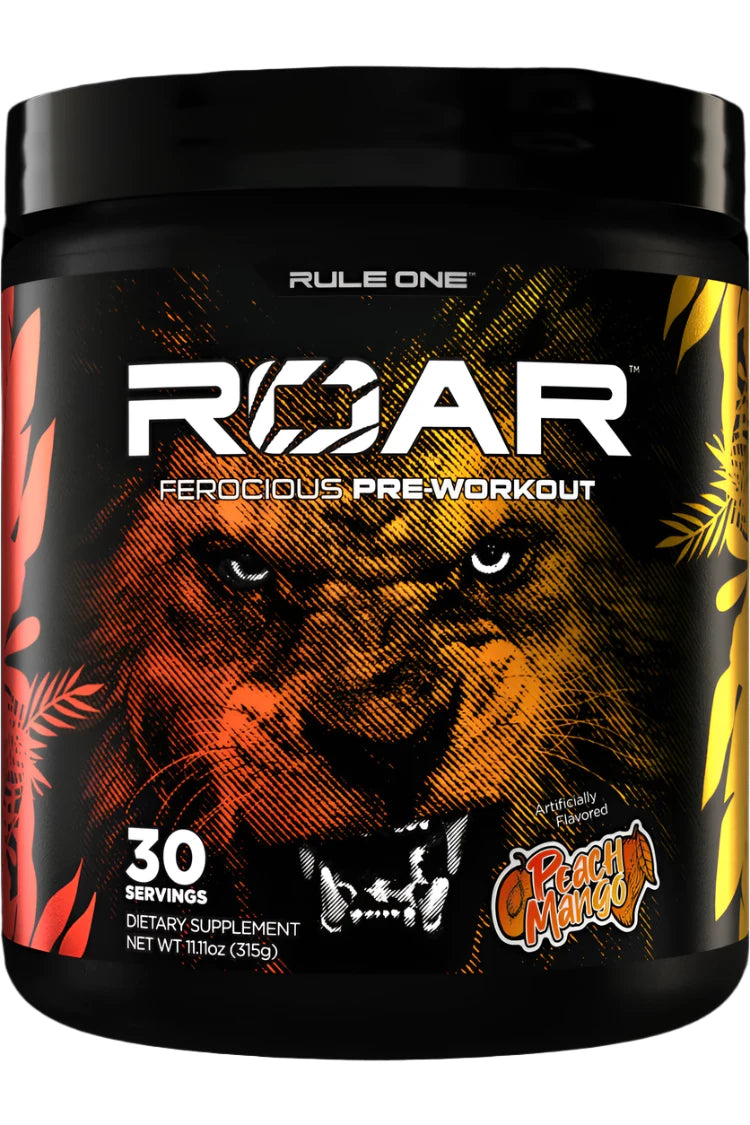 Rule 1 Roar Pre Workout Peach Mango