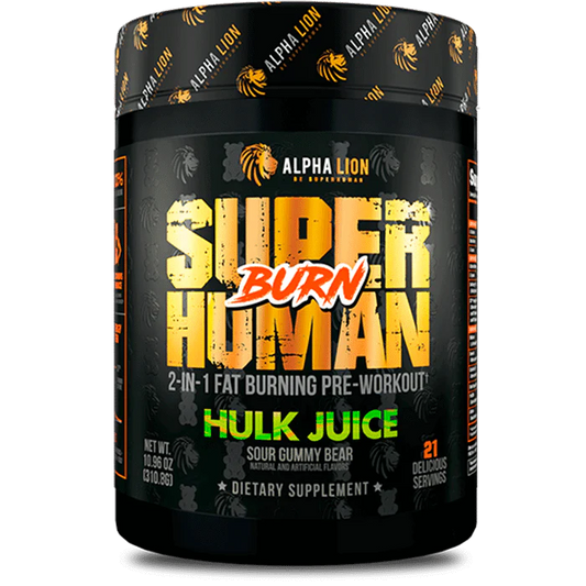 Alpha Lion Super Human Burn Pre Workout Hulk Juice