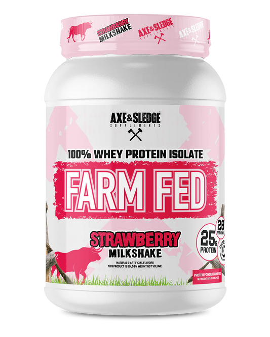 Axe & Sledge Farm Fed Protein Strawberry Isolate