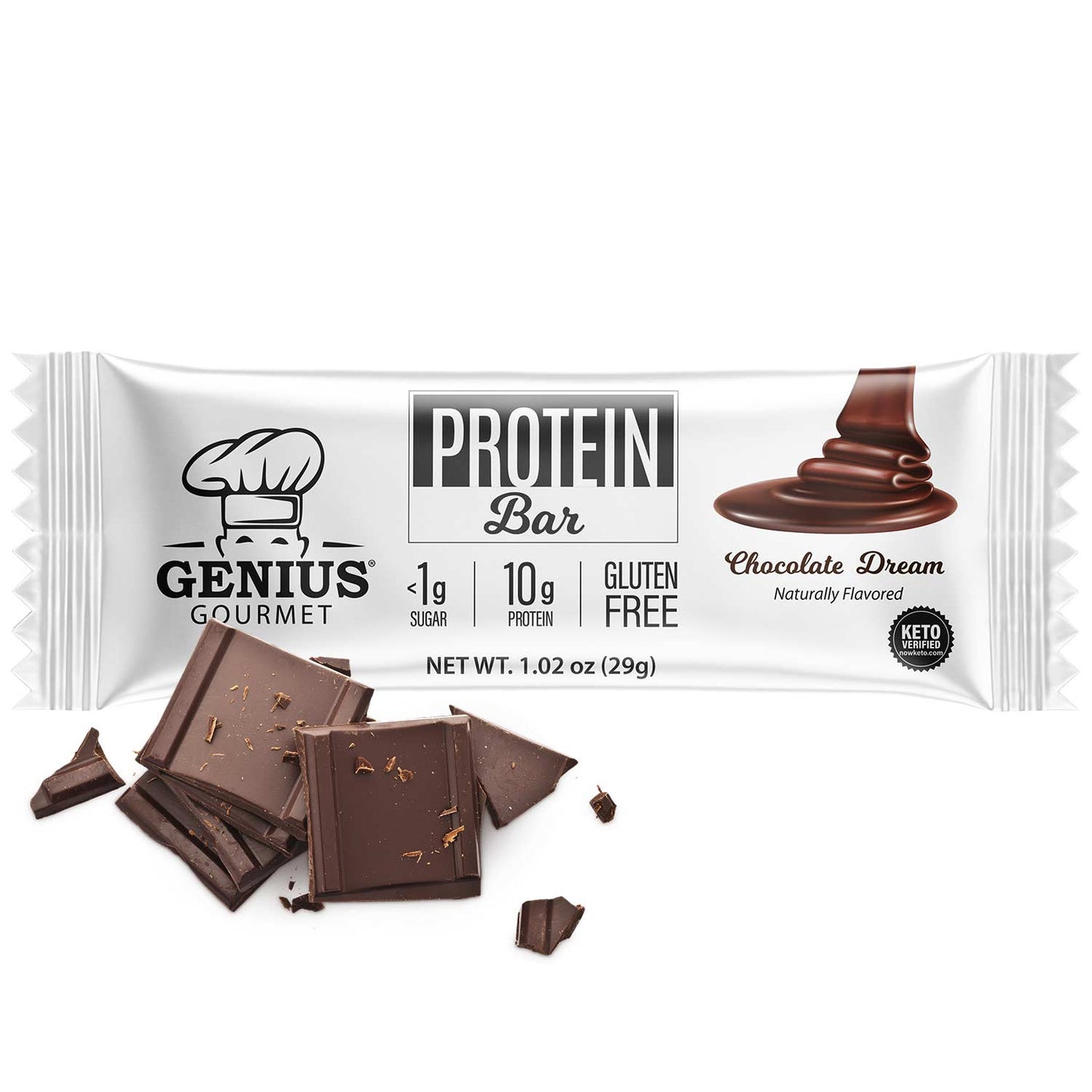 Genius Gourmet Protein Bar - Chocolate Dream