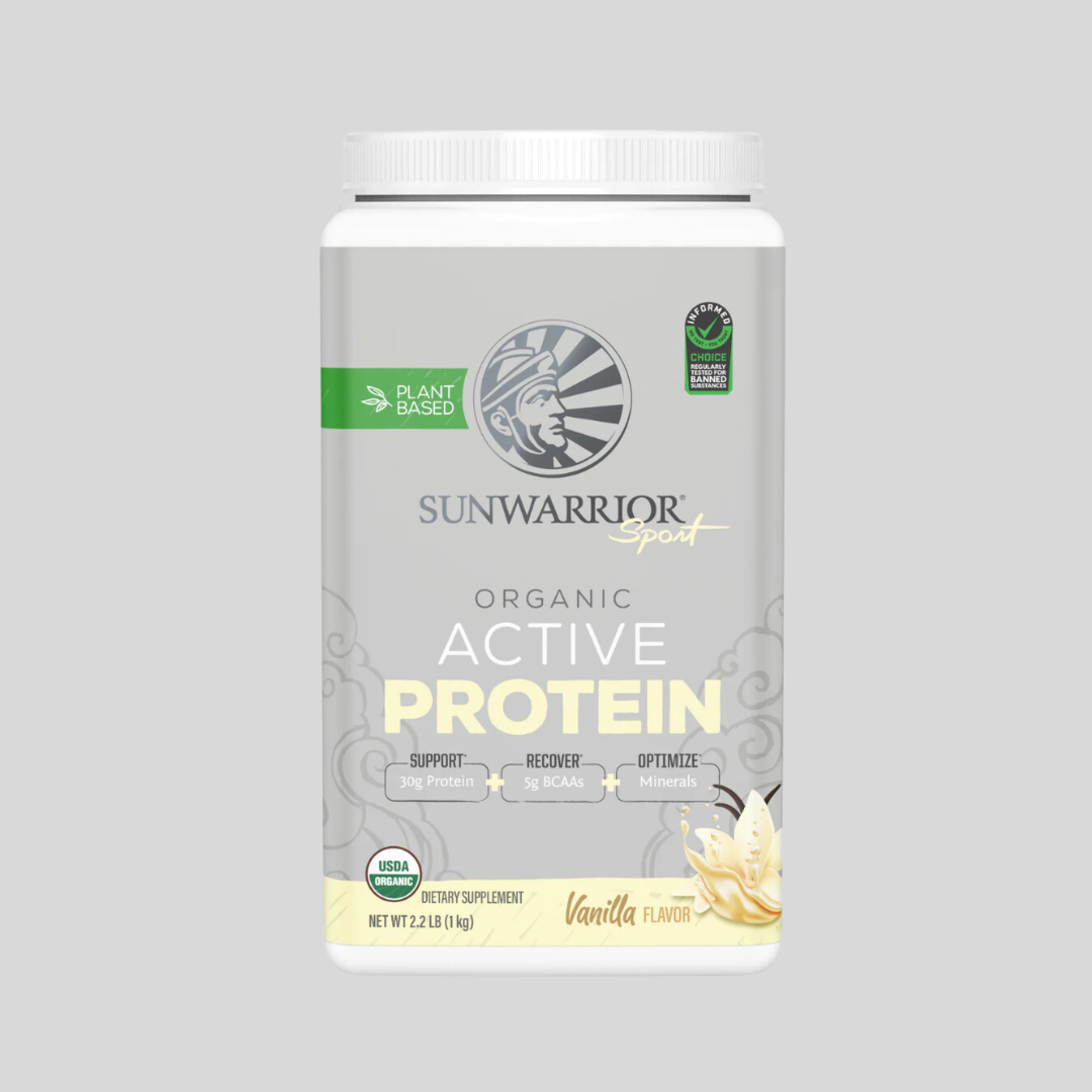 Sunwarrior Vanilla Active Whey Protein - Plant-Based, Gluten-Free