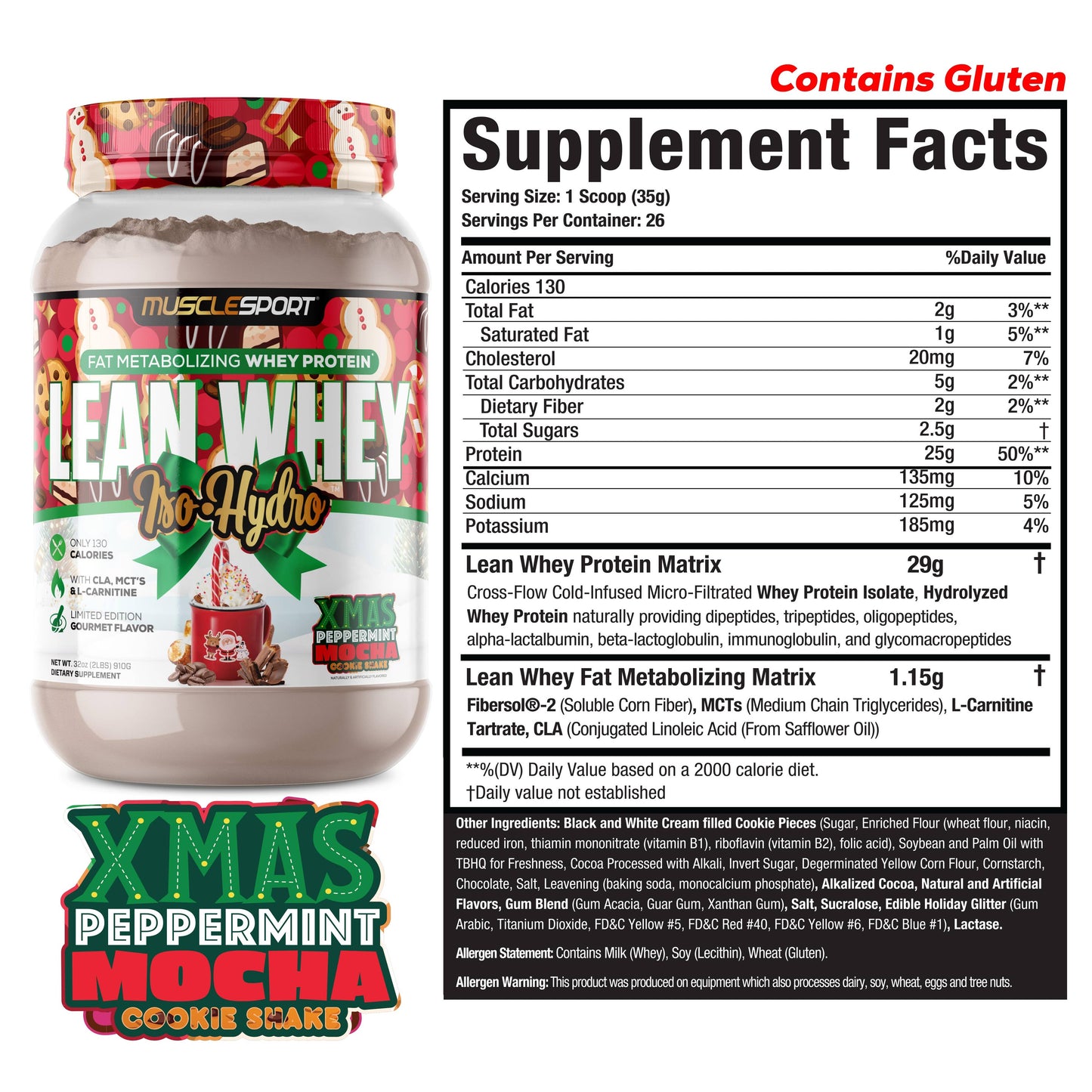Lean Whey® Iso Hydro Gourmet Protein 2lb - Limited Edition: Lemon Pound Cake