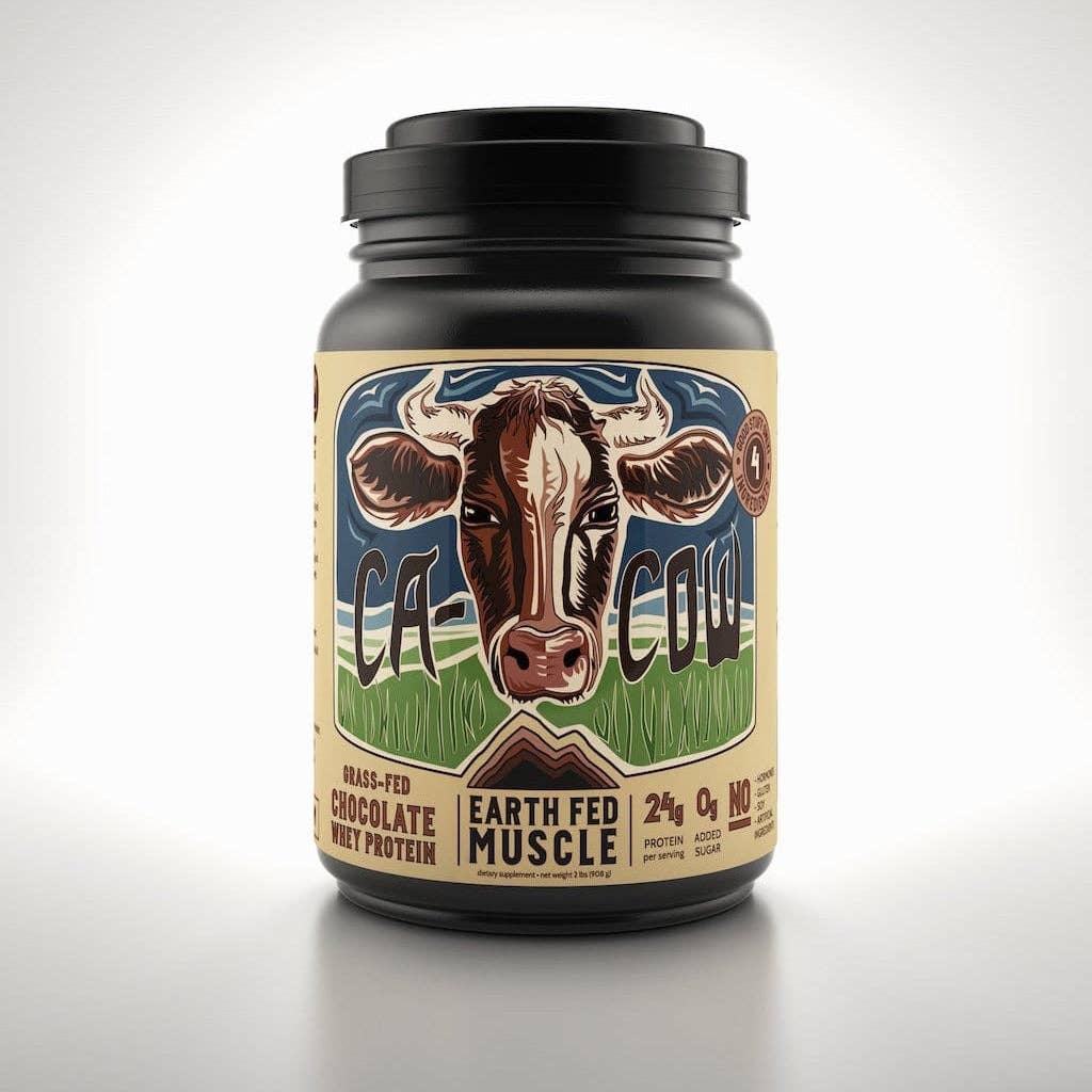 Earth Fed Ca-COW! Chocolate Grass Fed Protein