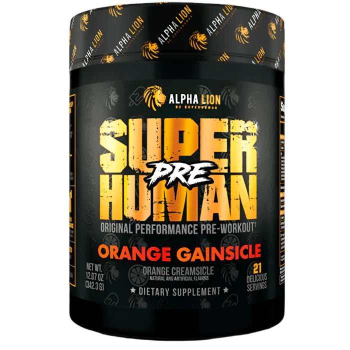 Alpha Lion Super Human Pre Orange Gainsicle