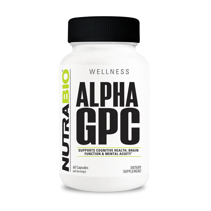 Nutrabio Alpha GPC 600mg 60ct