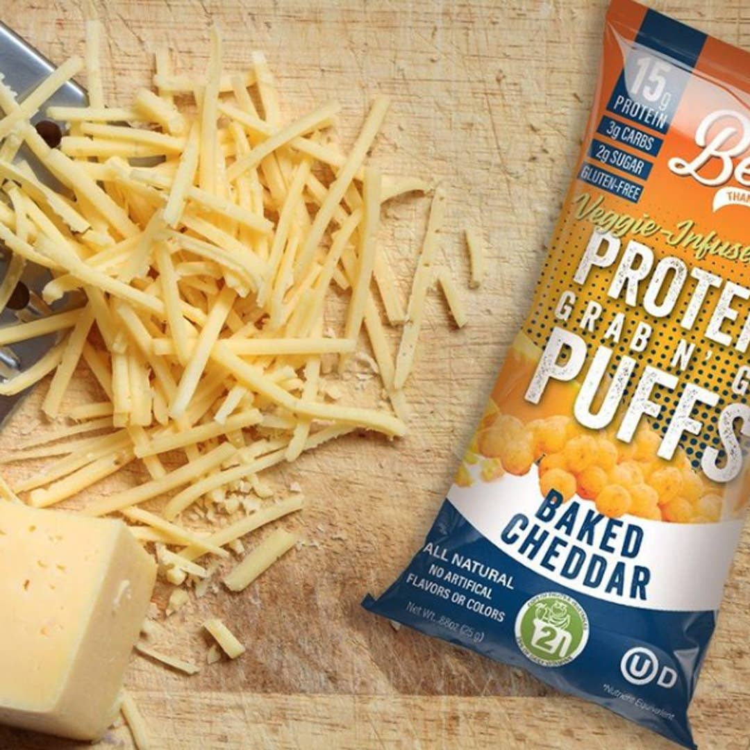 Protein Puffs -Baked Cheddar