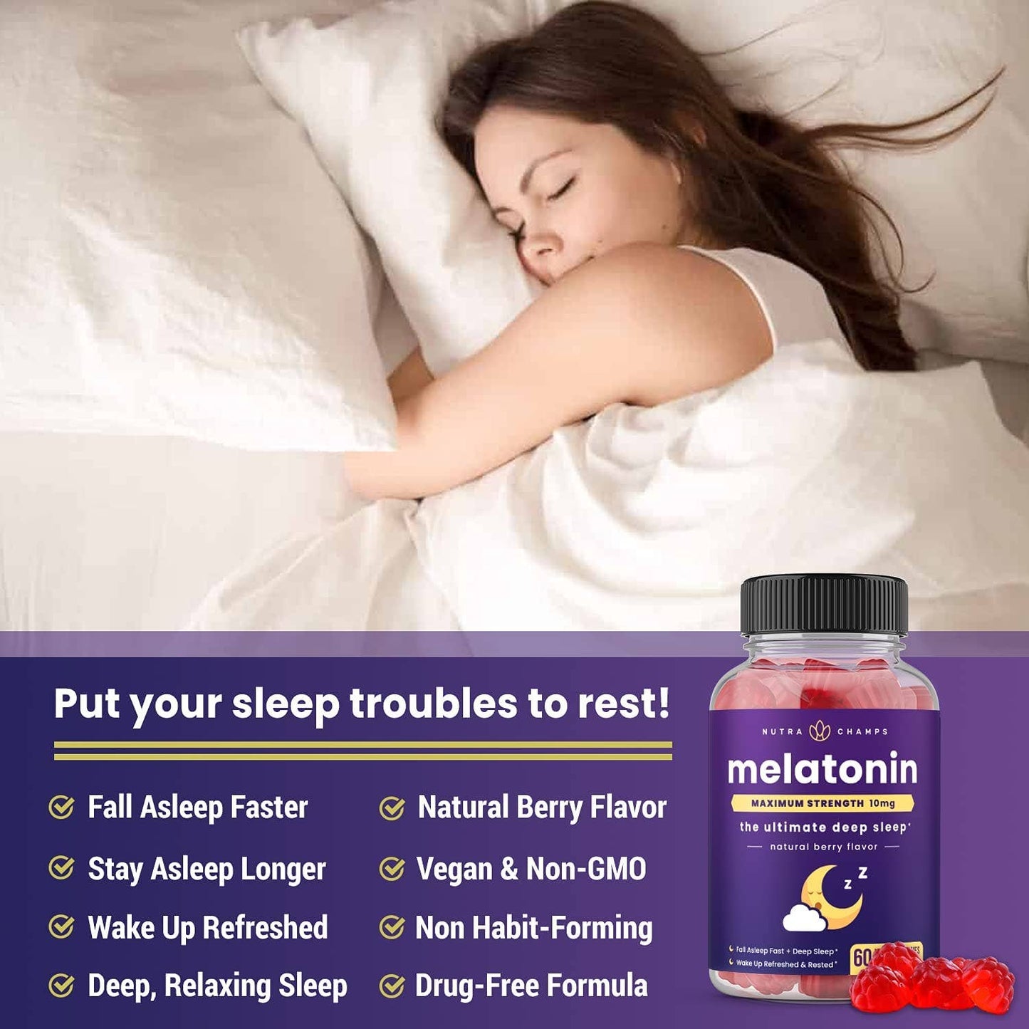 Melatonin Gummies - Max Strength