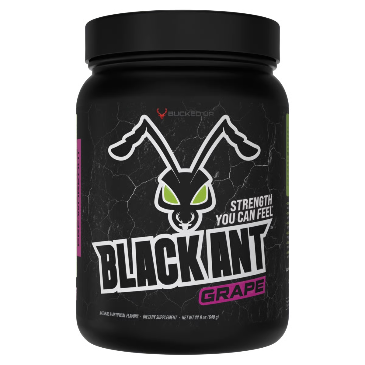 Bucked up Black Ant Pre Workout Grape