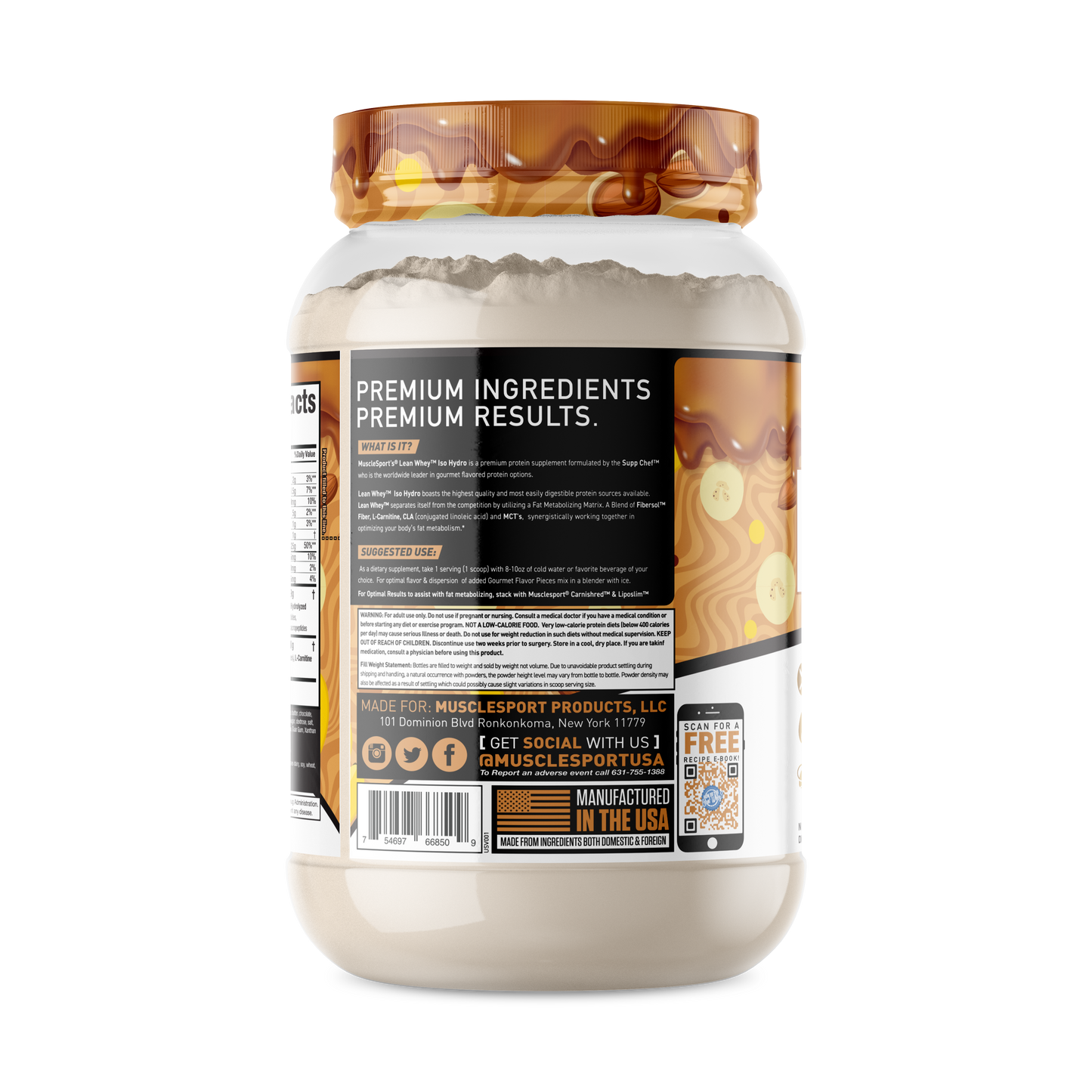 Lean Whey® Iso Hydro Gourmet Protein 2lb - Limited Edition: Monster Cookie