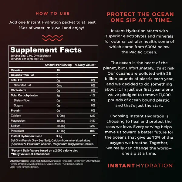 Premium Electrolyte Drink Mix: Mango Pineapple