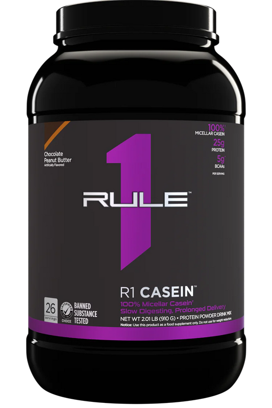 Rule 1 Casein Protein 2lb Chocolate Peanut Butter