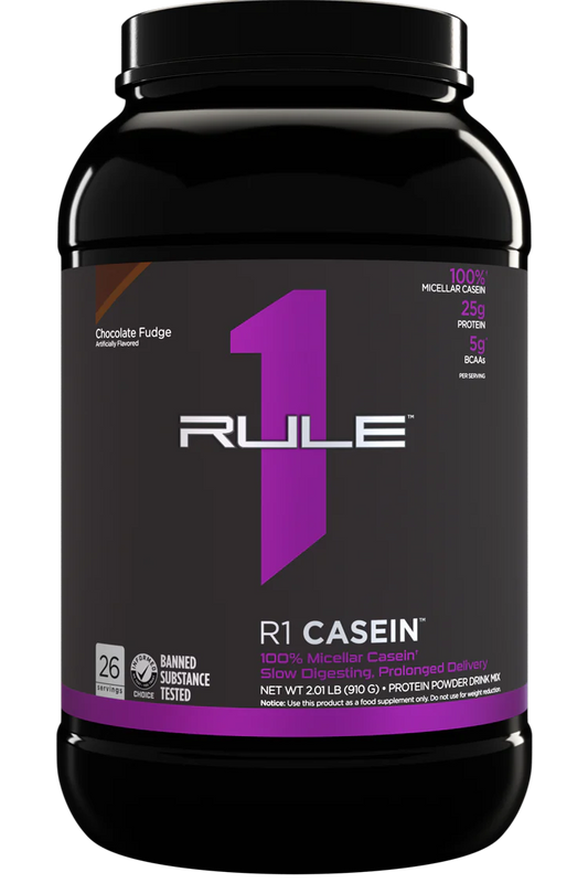 Rule 1 Casein Protein 2lb Chocolate Fudge