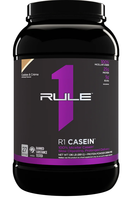 Rule 1 Casein Protein 2lb Cookies & Creme