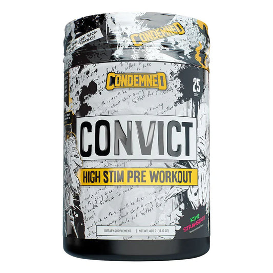 Condemned Labz Convict Pre Workout Kiwi Strawberry