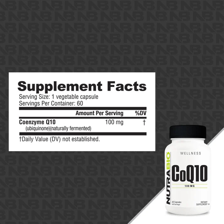 Nutrabio CoQ10 100 mg 60ct