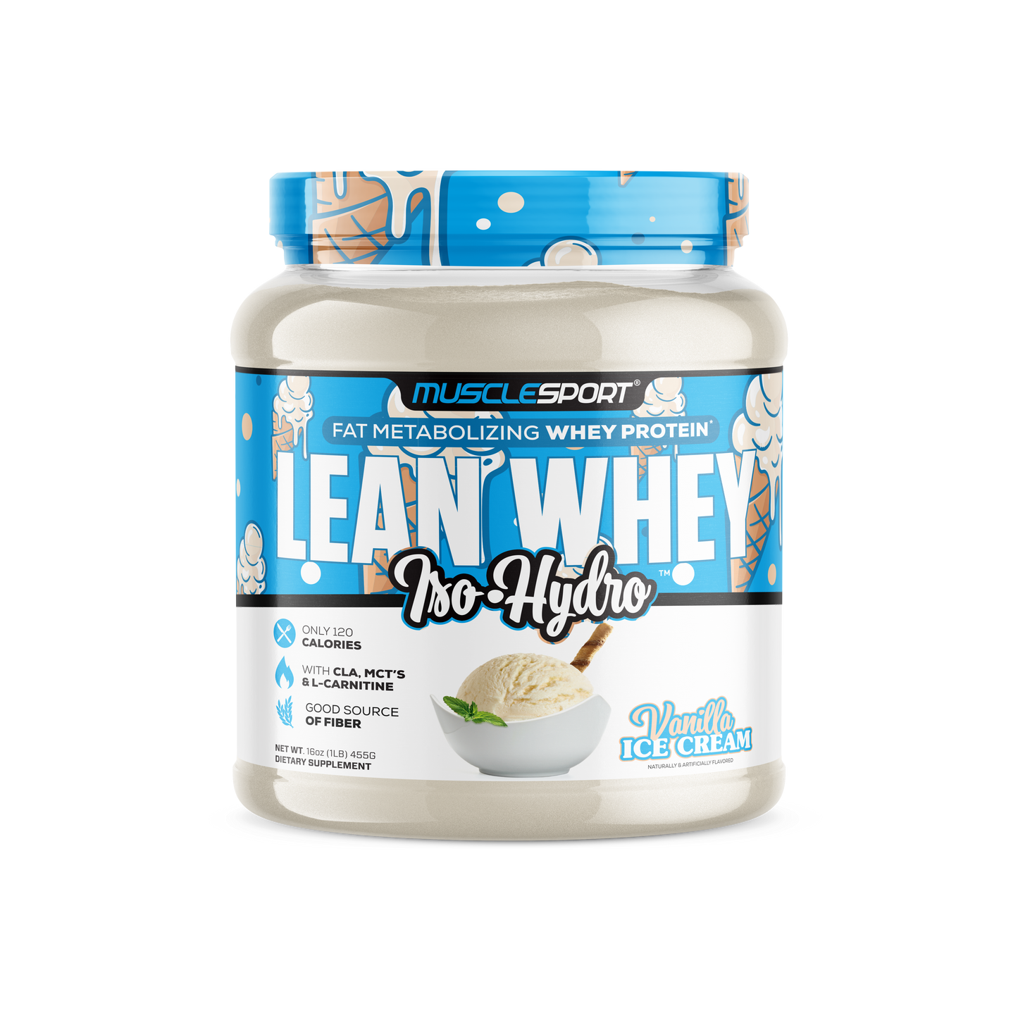 Lean Whey™ Iso Hydro Gourmet Protein 1lb: Rocky Road