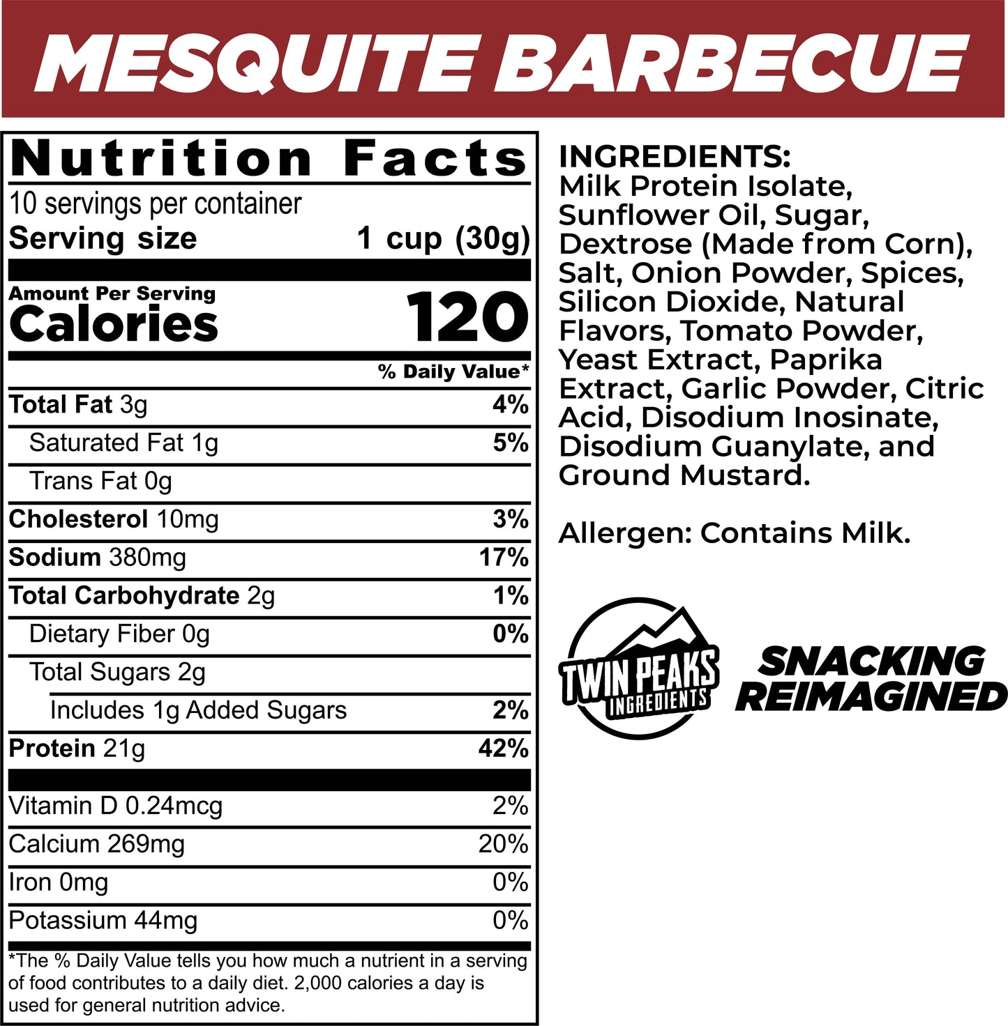 Protein Puffs - Mesquite Barbecue  10.6 oz (300g)