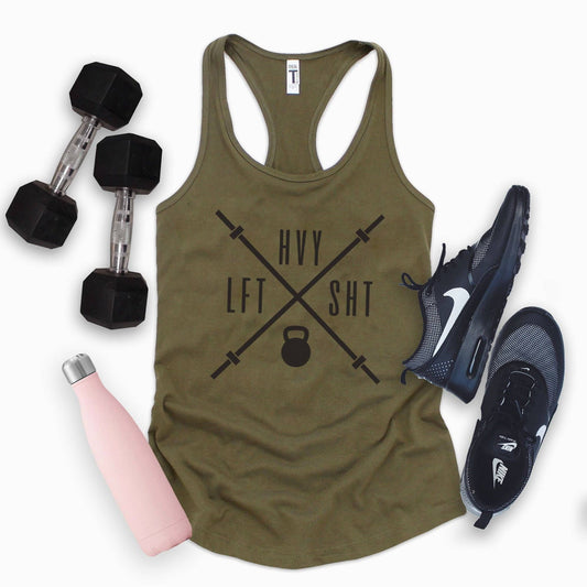 Lift Heavy Lifting Shirt Military Green