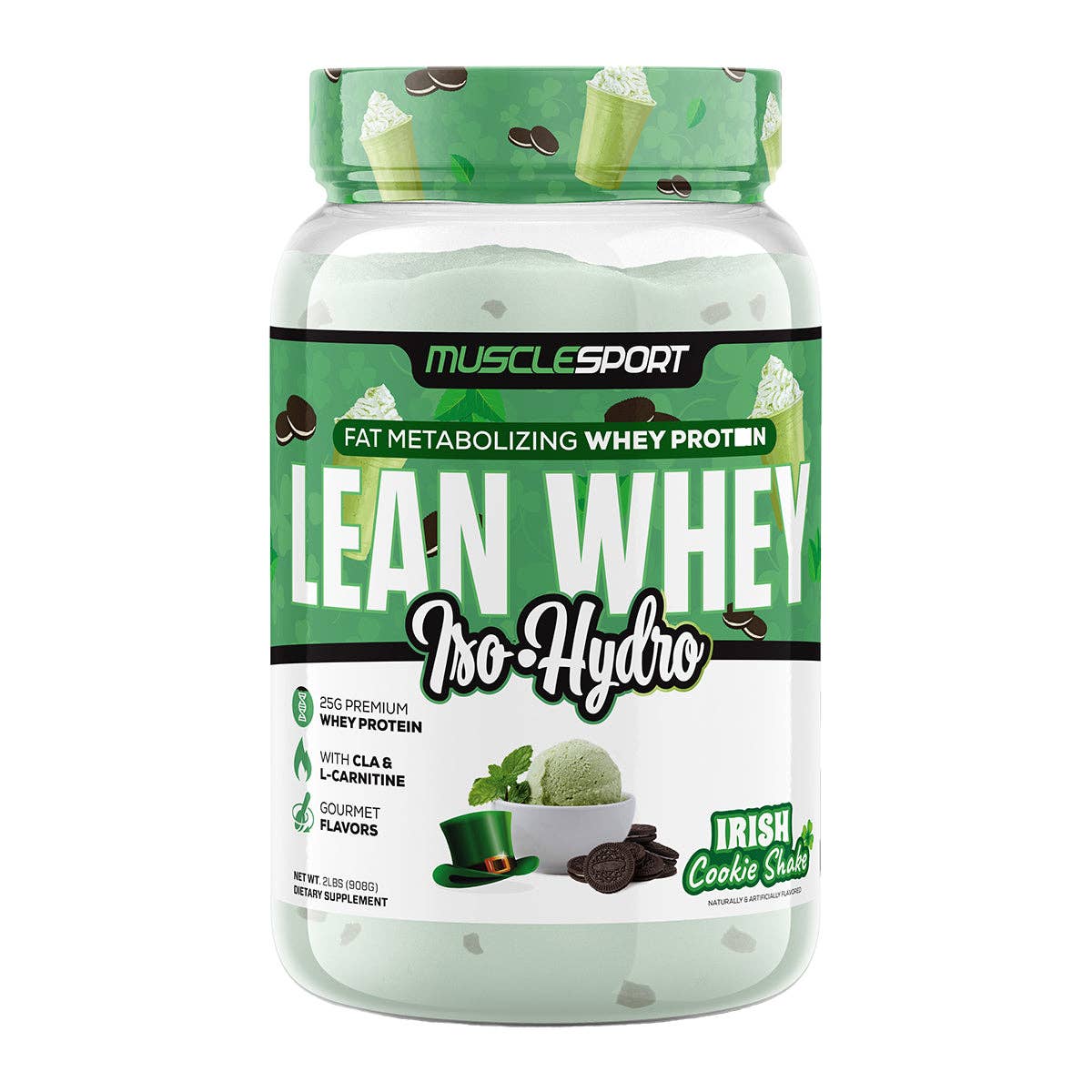 Lean Whey™ 2lb Premium Whey Protein Isolate: Neapolitan Ice Cream