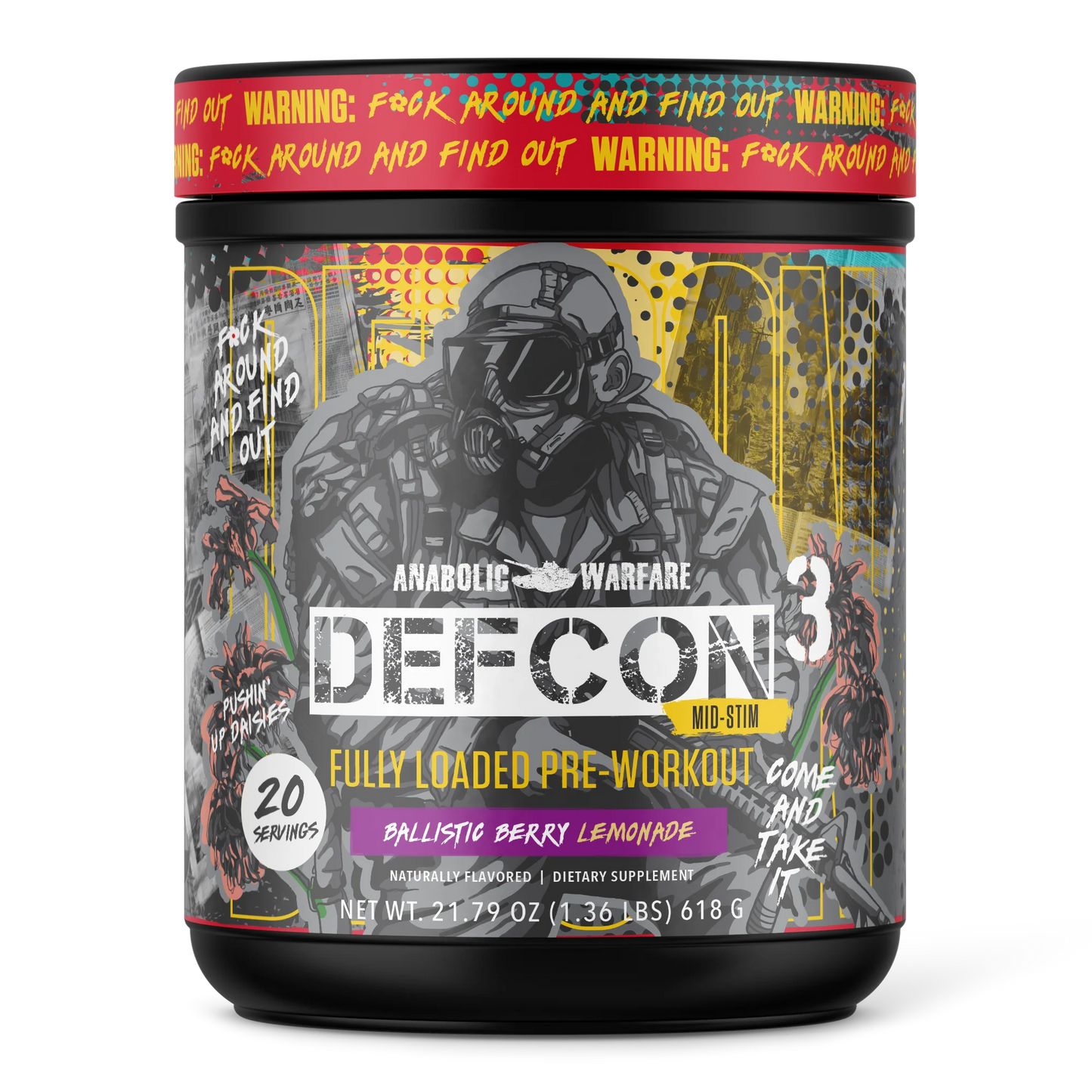 Anabolic Warfare Defcon 3 Pre Ballistic Berry Lemonade