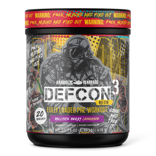 Anabolic Warfare Defcon 3 Pre Ballistic Berry Lemonade